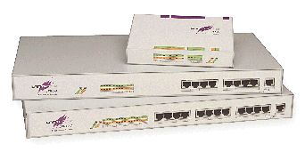 Familia de Concemtradores Fast Ethernet de LANTRONIX